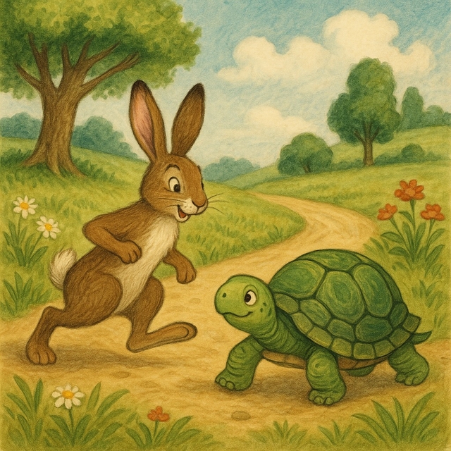 HỌC TIẾNG NHẬT QUA CÂU CHUYỆN THỎ VÀ RÙA